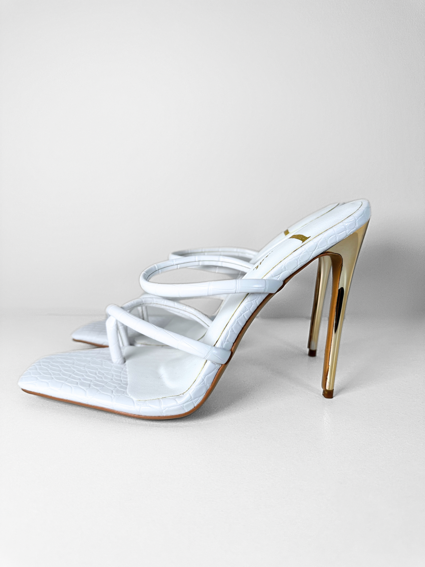 White Sandal Heel