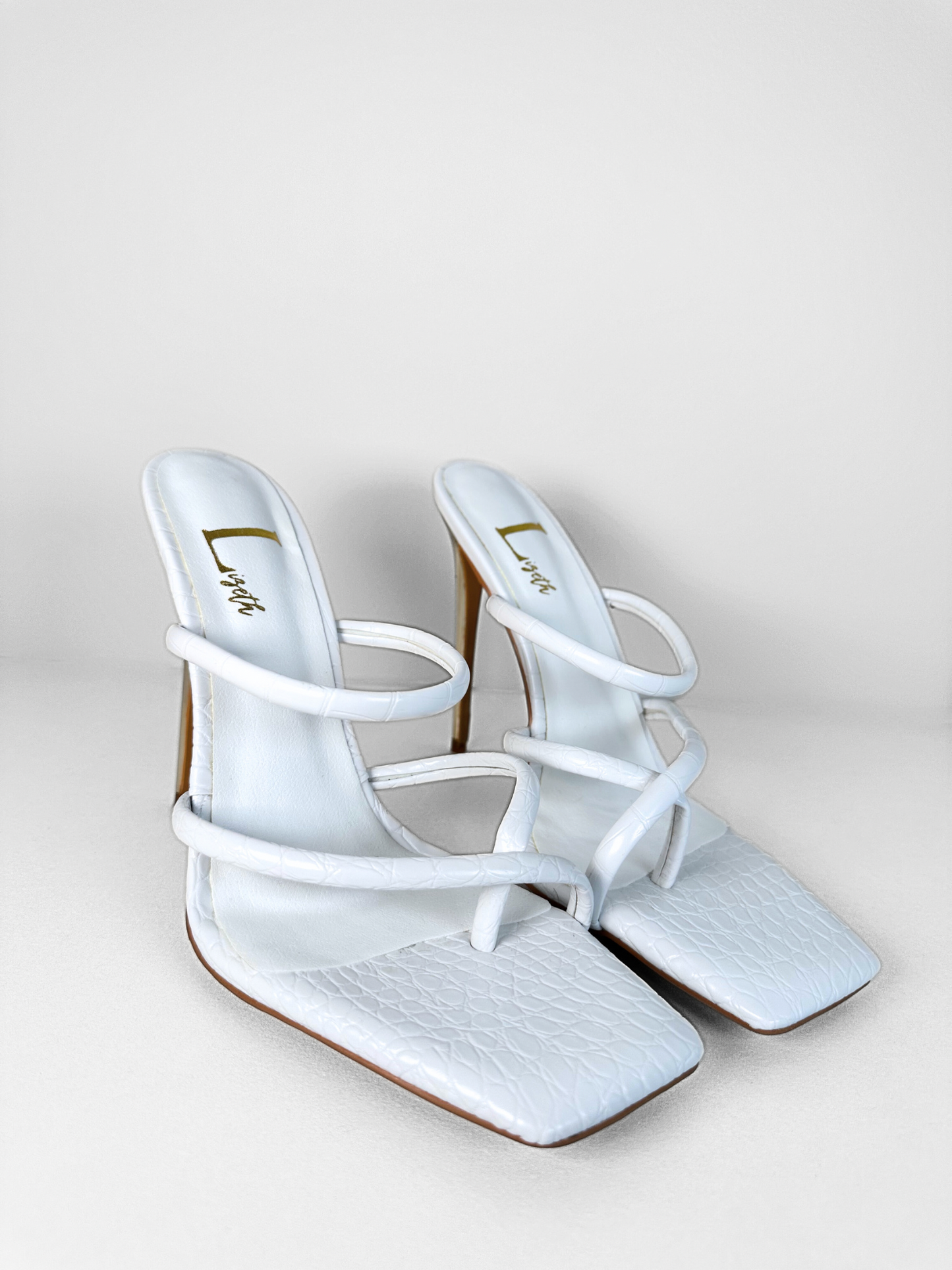 White Sandal Heel