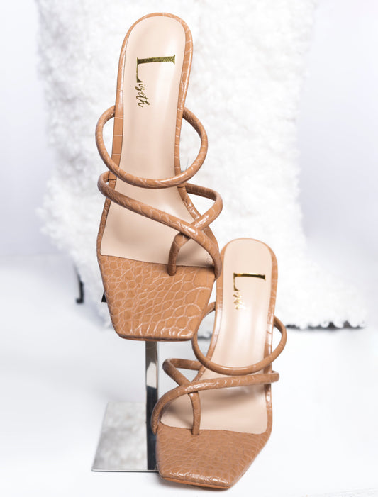 Tan Sandal Heel