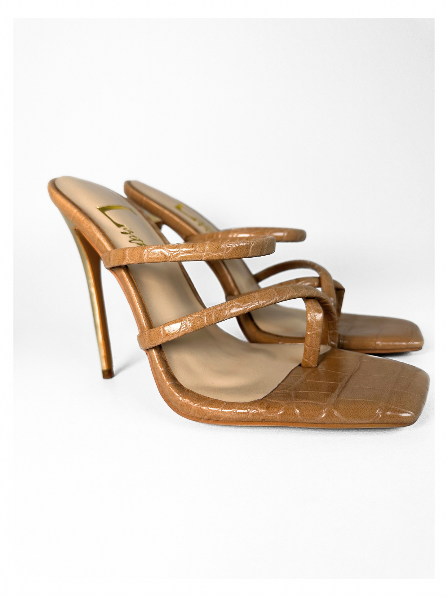 Tan Sandal Heel